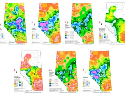 Image of Moisture Maps of Alberta