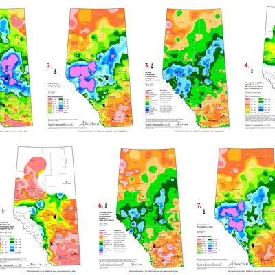 Image of Moisture Maps of Alberta