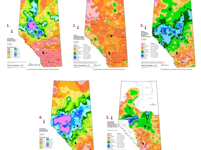 Image of Moisture Maps of Alberta