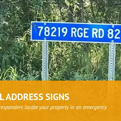 Image of Rural Address Sign