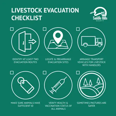 Livestock Evacuation Infographic