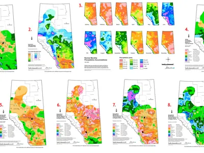 Image of Moisture Maps of Alberta