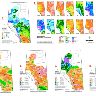 Image of Moisture Maps of Alberta