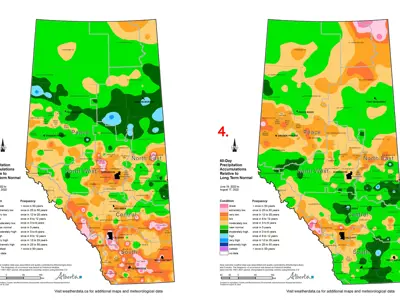 Image of Moisture Maps of Alberta