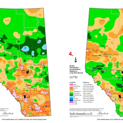 Image of Moisture Maps of Alberta