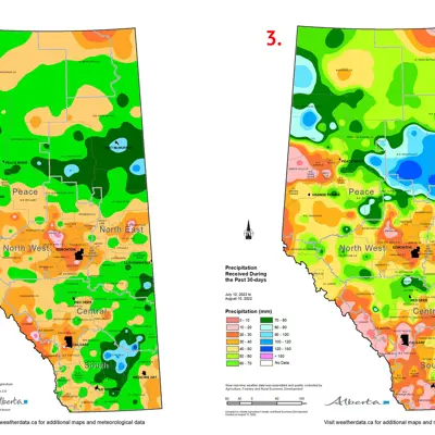 Image of Moisture Maps of Alberta