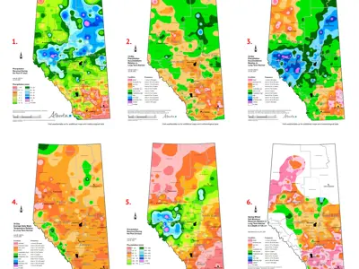 Image of Moisture Maps of Alberta