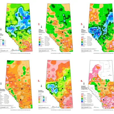 Image of Moisture Maps of Alberta