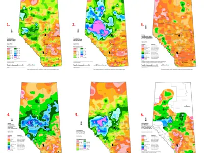 Image of Moisture Maps of Alberta