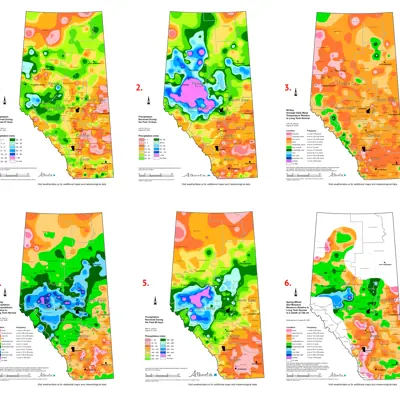 Image of Moisture Maps of Alberta