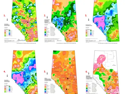 Image of Moisture Maps of Alberta