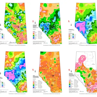 Image of Moisture Maps of Alberta