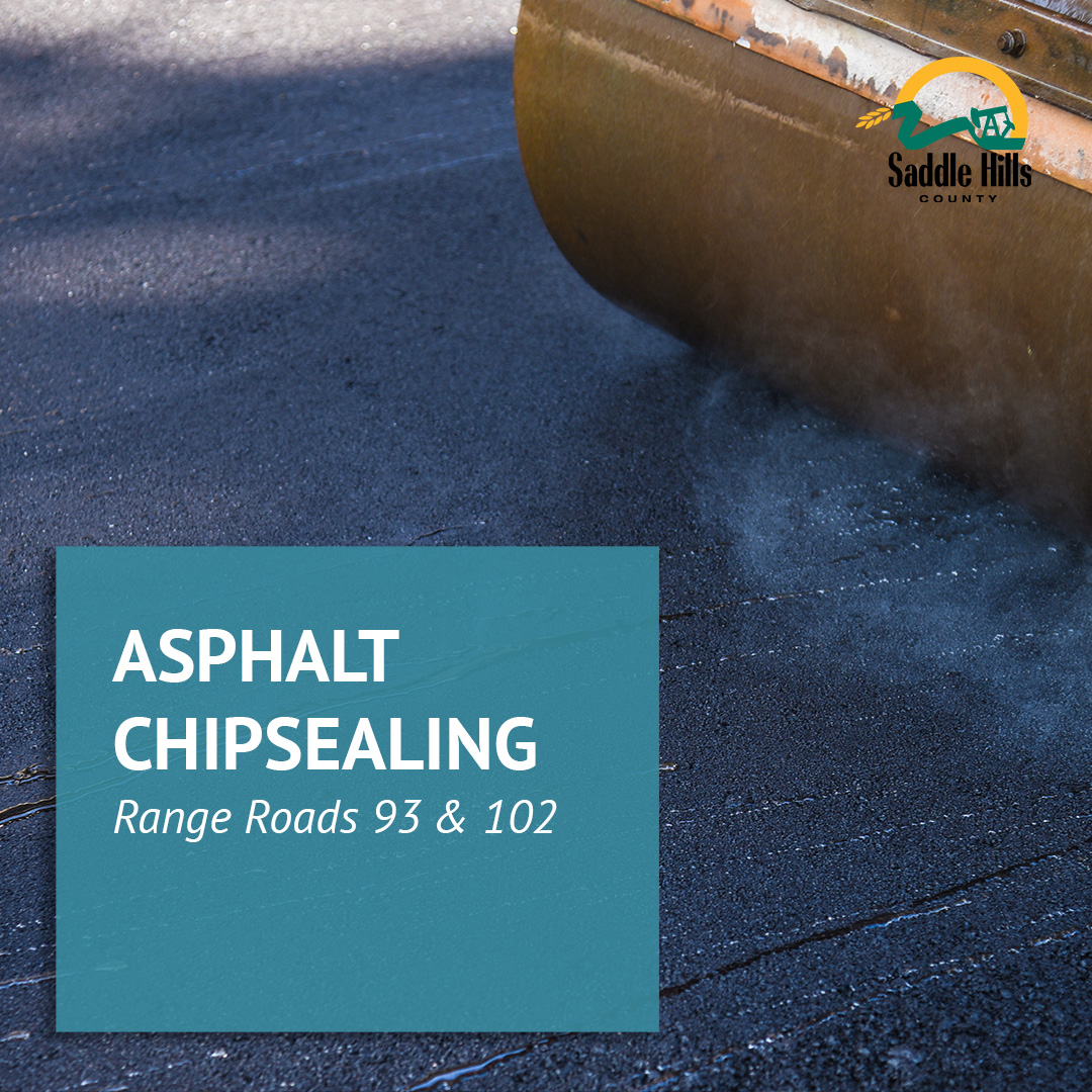 Image of Asphalt Chipsealing on Range Roads 93 & 102