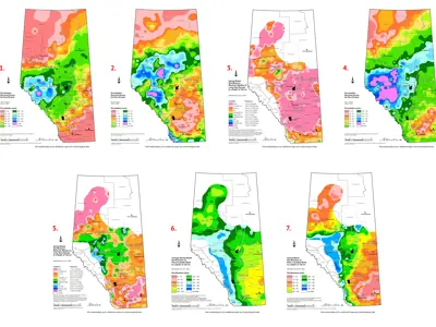 Image of Moisture Maps of Alberta