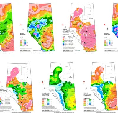 Image of Moisture Maps of Alberta