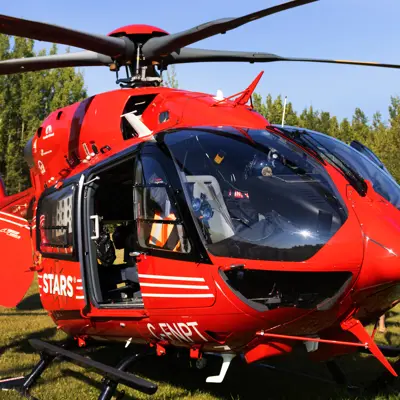 Image of STARS ambulance helicopter