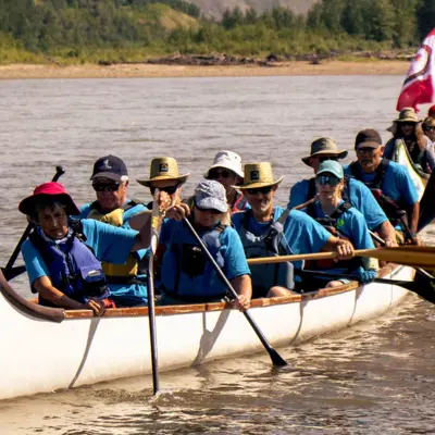 Image of Peace River Brigade on Peace River